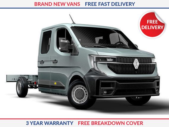 Renault MASTER LWB DIESEL FWD LL35 ENERGY Blue dCi 150 Advance Double Cab Tipper