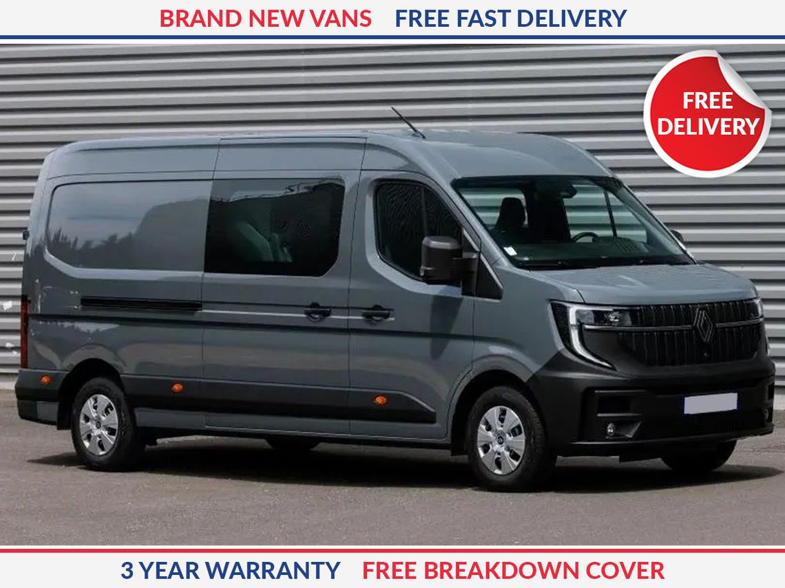 Renault MASTER LWB DIESEL FWD LM35 Blue dCi 150 Advance Medium Roof Crew Van