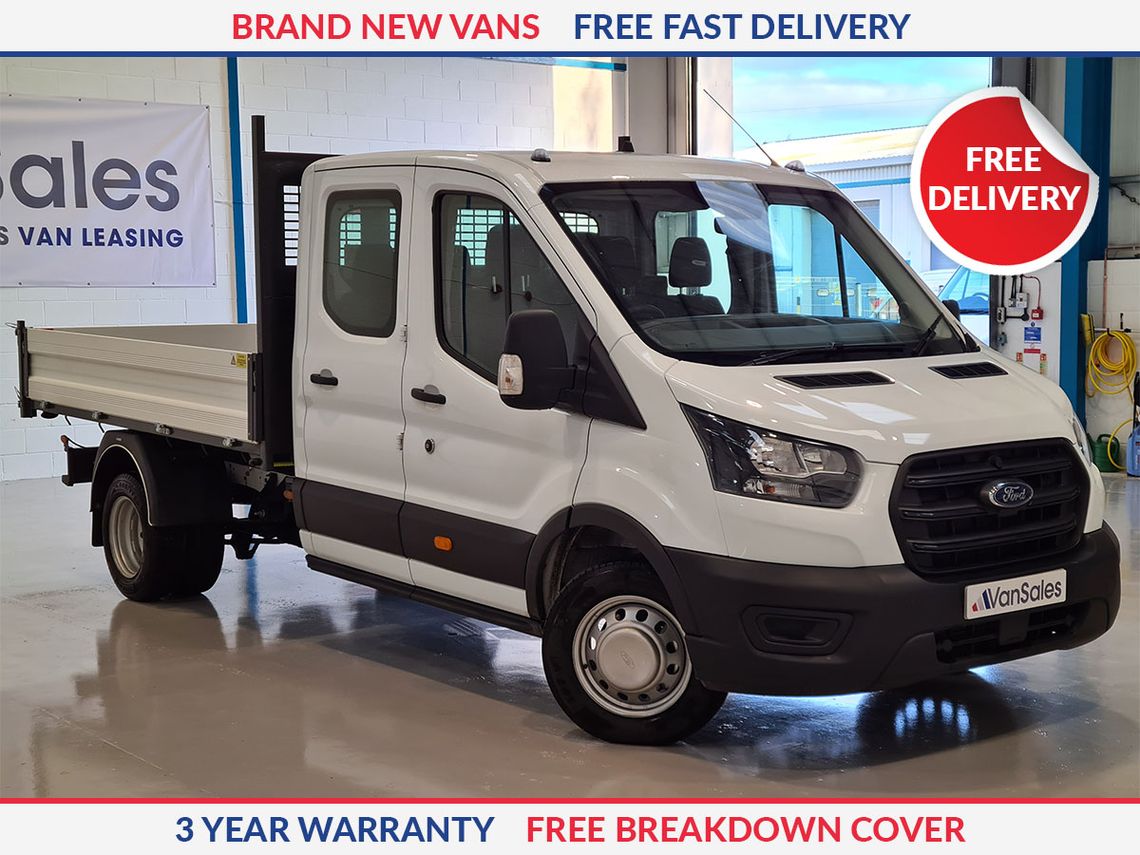 Ford Transit 350 L3 Diesel FWD Double Cab Dropside