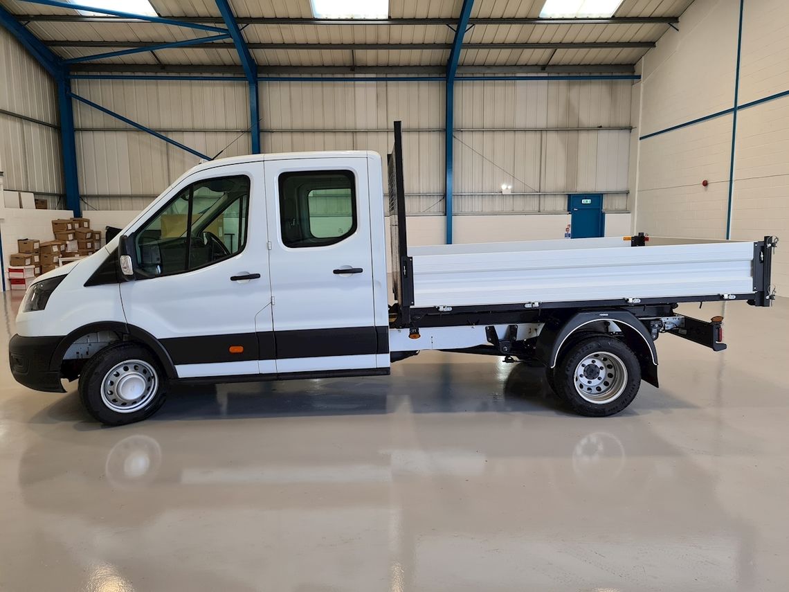 Ford Transit 350 L3 Diesel RWD 2.0 EcoBlue 130ps Leader D/Cab Tipper [1 Way]