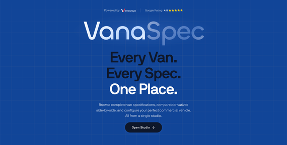 Vanaways Launches VanaSpec: A New Digital Platform Transforming the Way Businesses Find Their Perfect Van