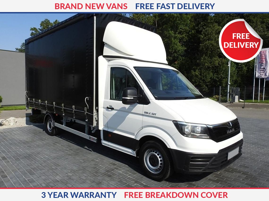 MAN TGE 3 Long Diesel RWD 160 HD Emissions Curtain Side Auto