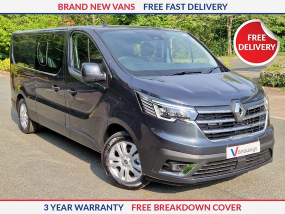 Renault TRAFIC LWB DIESEL LL30 Blue dCi 170 Extra Sport[Safety] Crew Van EDC