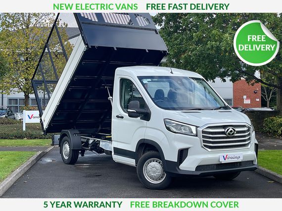 Maxus eDeliver 9 MWB Electric RWD Caged Tipper