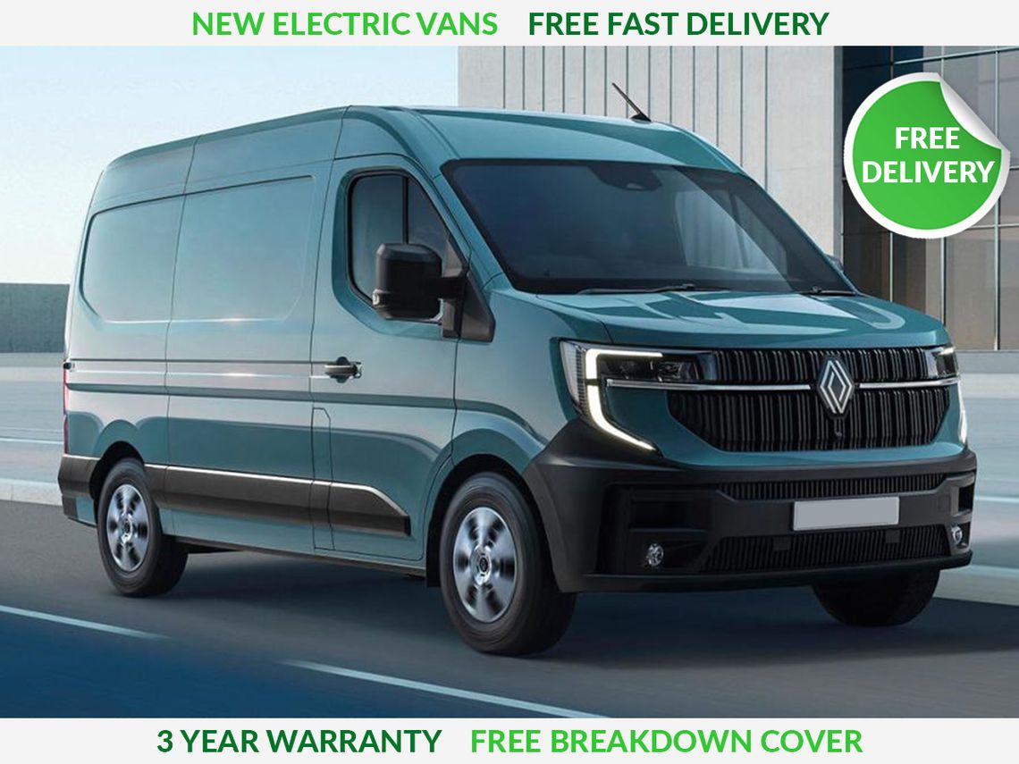 Renault MASTER E-TECH LWB ELECTRIC FWD LM40 104kW 87kWh Advance Medium Roof Van Auto