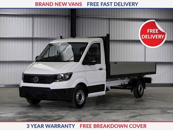 Volkswagen Crafter CR35 LWB Diesel FWD 2.0 TDI 140PS Commerce ETG Dropside