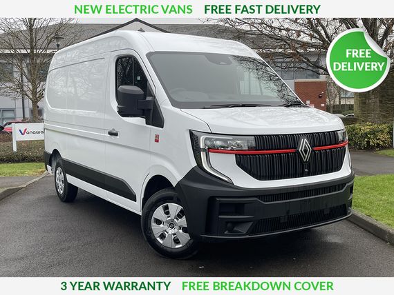 Renault MASTER E-TECH LWB ELECTRIC FWD LM35 104kW 87kWh Advance Medium Roof Van Auto